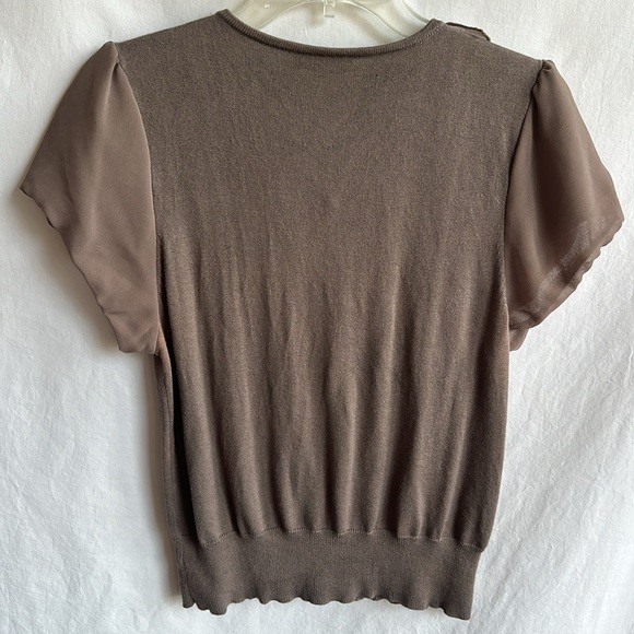 Saks Fifth Avenue taupe brown vintage sweater, size M - Picture 6 of 6
